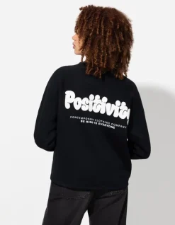 Discount Sweatshirt - R&uuml;ckenprint - Damen Sweatshirts