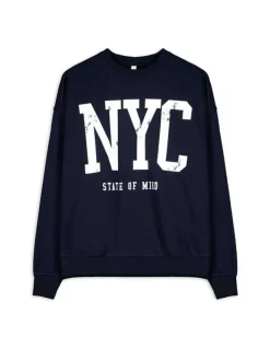 Discount Sweatshirt - Schriftzug - Damen Sweatshirts