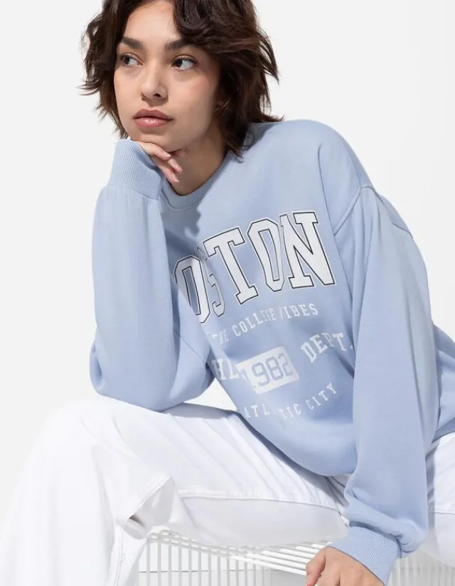 Clearance Sweatshirt - Schriftzug - Damen Sweatshirts