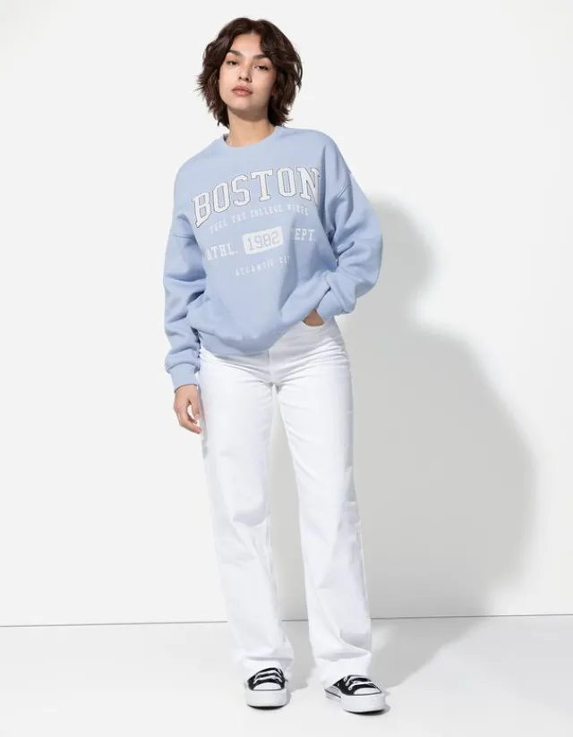 Clearance Sweatshirt - Schriftzug - Damen Sweatshirts
