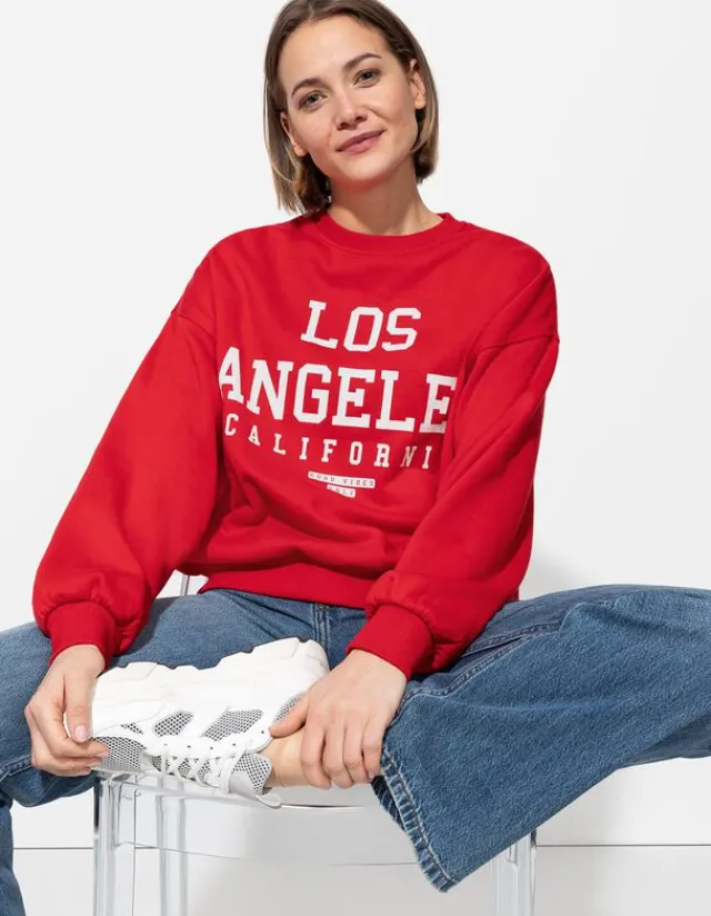 Sale Sweatshirt - Schriftzug - Damen Sweatshirts