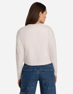 New Sweatshirt - Tunnelzug am Saum - Damen Sweatshirts