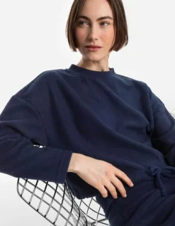 New Sweatshirt - Tunnelzug am Saum - Damen Sweatshirts