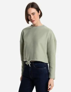 Online Sweatshirt - Tunnelzug am Saum - Damen Sweatshirts