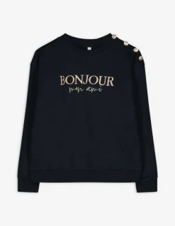 Sale Sweatshirt - Zierkn&ouml;pfe - Damen Sweatshirts