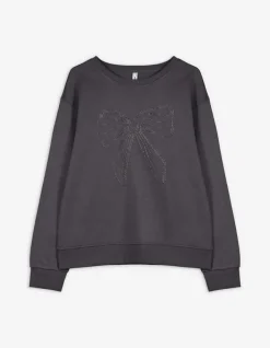 Outlet Sweatshirt - Zierperlen - Damen Sweatshirts