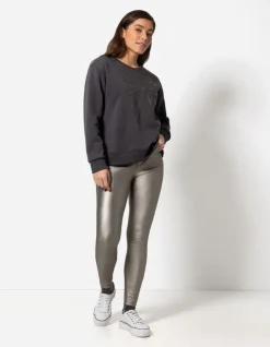 Outlet Sweatshirt - Zierperlen - Damen Sweatshirts