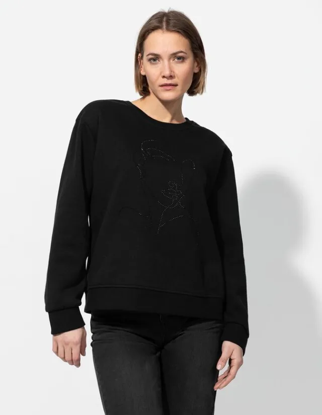 Clearance Sweatshirt - Ziersteine - Damen Sweatshirts