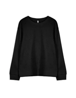 Discount Sweatshirt - Ziersteine - Damen Sweatshirts