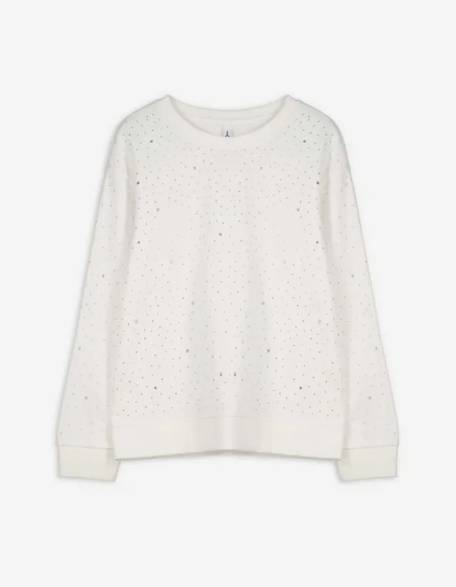 Discount Sweatshirt - Ziersteine - Damen Sweatshirts
