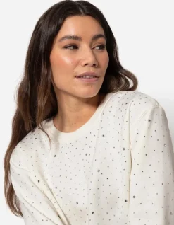 Discount Sweatshirt - Ziersteine - Damen Sweatshirts