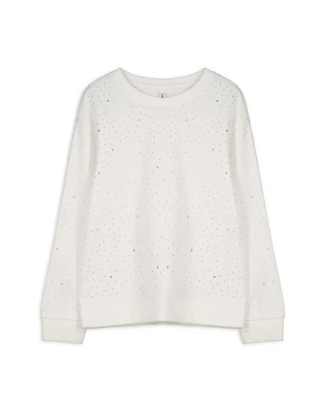 Discount Sweatshirt - Ziersteine - Damen Sweatshirts