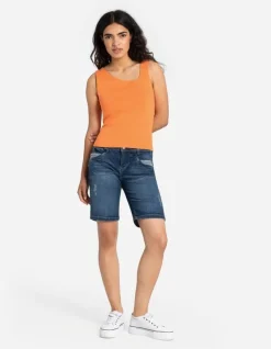 Best Top - Baumwoll-Mix Damen Tops