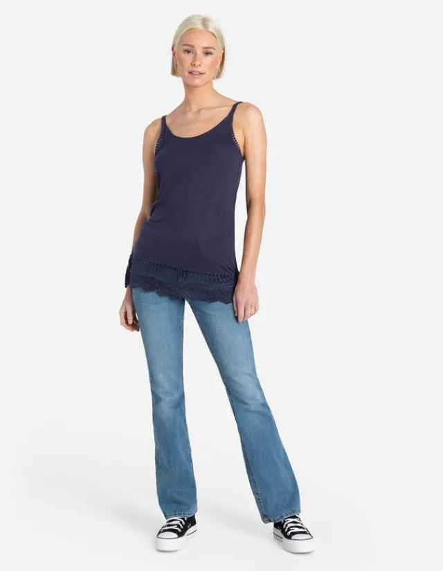 Best Top - Lochspitze Damen Tops