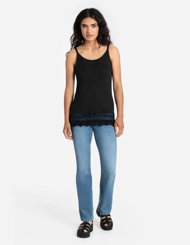 Discount Top - Lochspitze Damen Tops