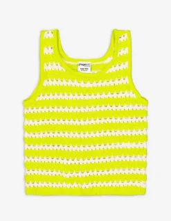 Fashion Top - Lochstrick Kinder Mädchenkleidung