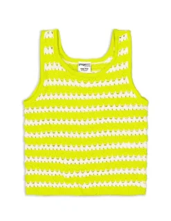 Fashion Top - Lochstrick Kinder Mädchenkleidung