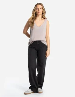 Online Top - Metallic-Details - Damen Tops