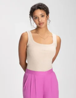 Discount Top - Rippenstruktur Damen Tops