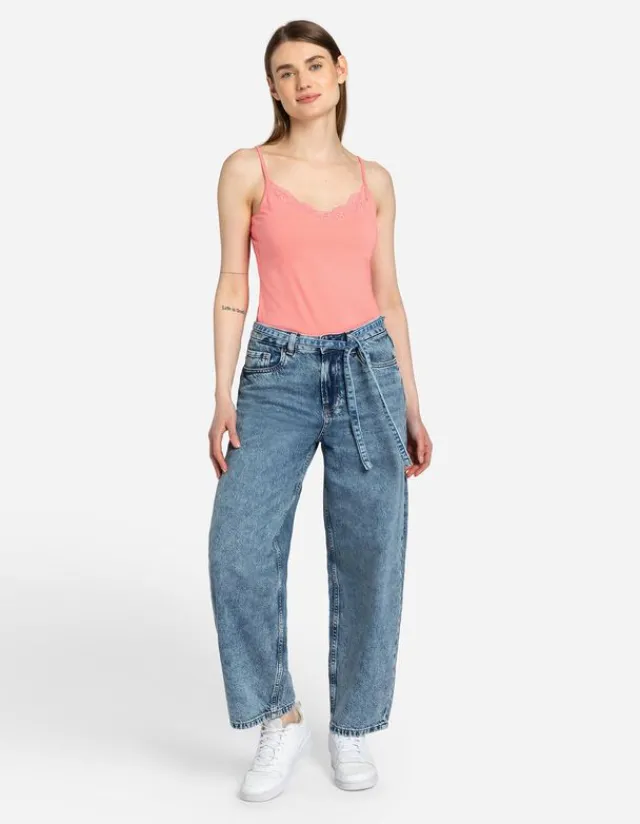 Online Top - Spitzenbesatz Damen Tops