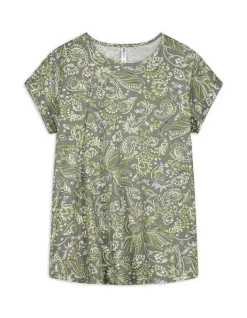 Outlet T-Shirt - Allover-Muster - Damen T-shirts