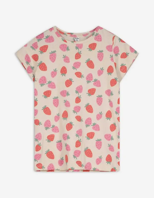 Online T-Shirt - Allover-Print - Kinder Mädchenkleidung