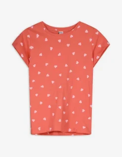 New T-Shirt - Allover-Print - Kinder Mädchenkleidung
