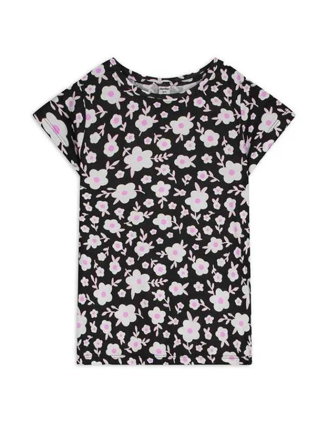 Hot T-Shirt - Allover-Print - Kinder Mädchenkleidung