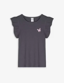 Sale T-Shirt - &Auml;rmel mit Volants Kinder Mädchenkleidung