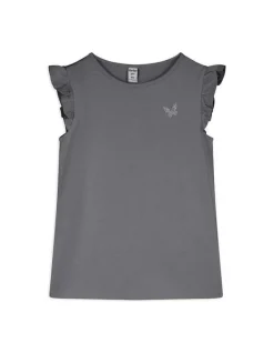 Online T-Shirt - &Auml;rmel mit Volants - Kinder Mädchenkleidung