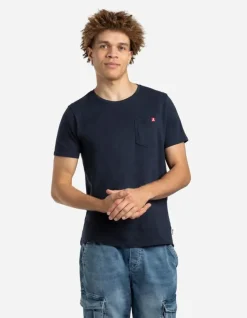 Fashion T-Shirt - Brusttasche - Herren Basics