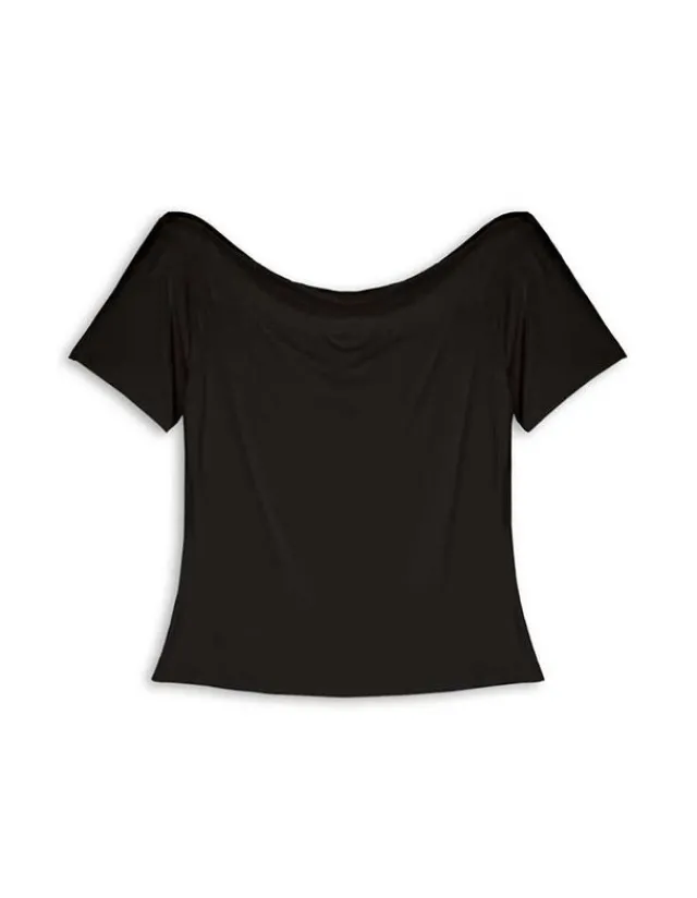 Outlet T-Shirt - Carmen-Ausschnitt Damen T-shirts