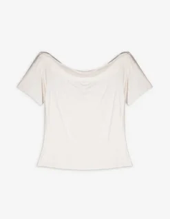 Sale T-Shirt - Carmen-Ausschnitt Damen T-shirts