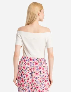 Sale T-Shirt - Carmen-Ausschnitt Damen T-shirts