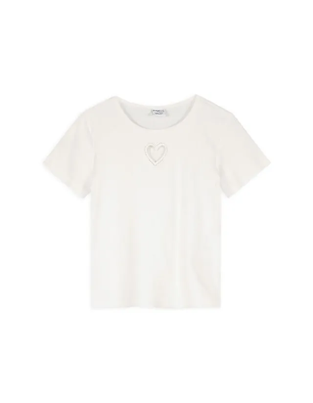Fashion T-Shirt - Cut-Outs Kinder Mädchenkleidung