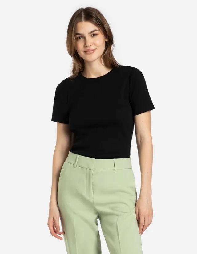 Discount T-Shirt - einfarbig - Damen T-shirts
