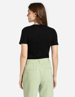 Discount T-Shirt - einfarbig - Damen T-shirts