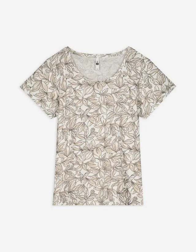 Outlet T-Shirt - Florales Muster Damen T-shirts