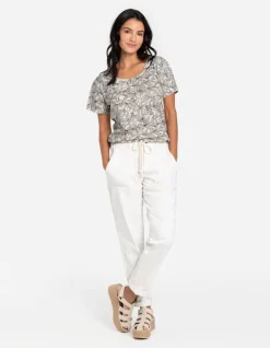 Outlet T-Shirt - Florales Muster Damen T-shirts