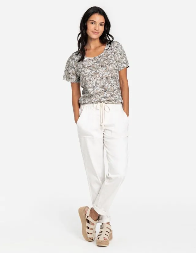 Outlet T-Shirt - Florales Muster Damen T-shirts