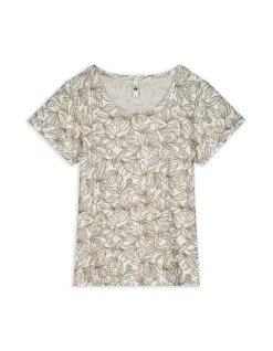 Outlet T-Shirt - Florales Muster Damen T-shirts