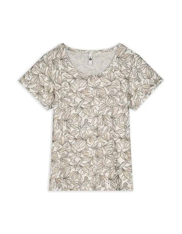 Outlet T-Shirt - Florales Muster Damen T-shirts