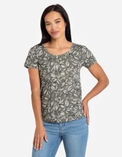 Fashion T-Shirt - Florales Muster Damen T-shirts