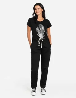 Clearance T-Shirt - Glitzerprint Damen T-shirts