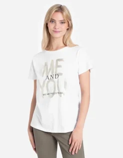 Fashion T-Shirt - Glitzerprint Damen T-shirts
