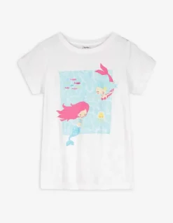 Fashion T-Shirt - Glitzerprint Kinder Mädchenkleidung