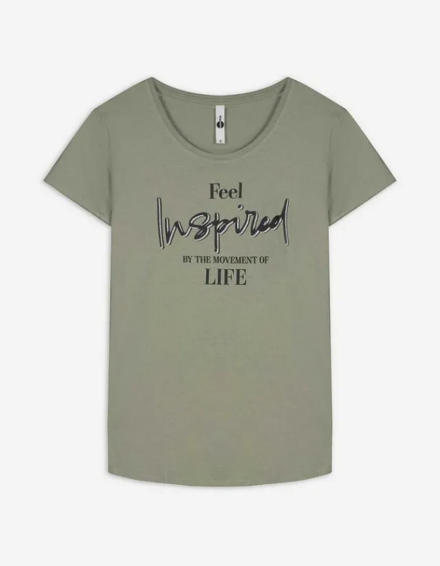 Outlet T-Shirt - Glitzerprint - Damen T-shirts