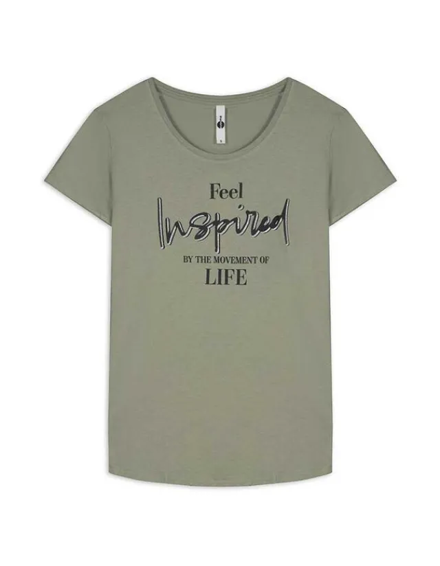 Outlet T-Shirt - Glitzerprint - Damen T-shirts