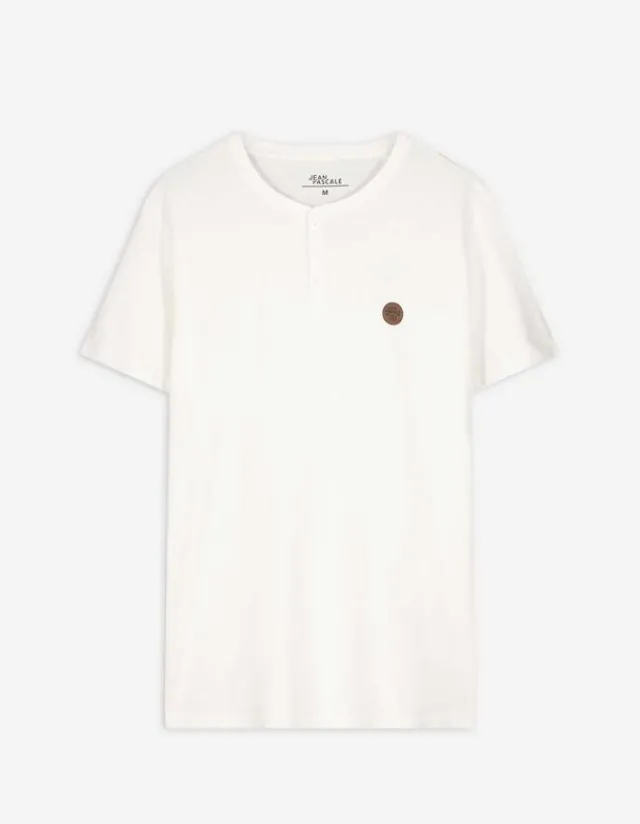 New T-Shirt - Henley-Ausschnitt Herren T-shirts