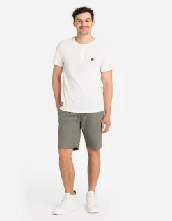 New T-Shirt - Henley-Ausschnitt Herren T-shirts